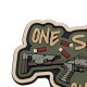 Brand Element One Shot - One Drone Patch (Olive), The “One Shot — One Drone” PVC patch represents precision, fast reaction, and control in modern aerial defense scenarios